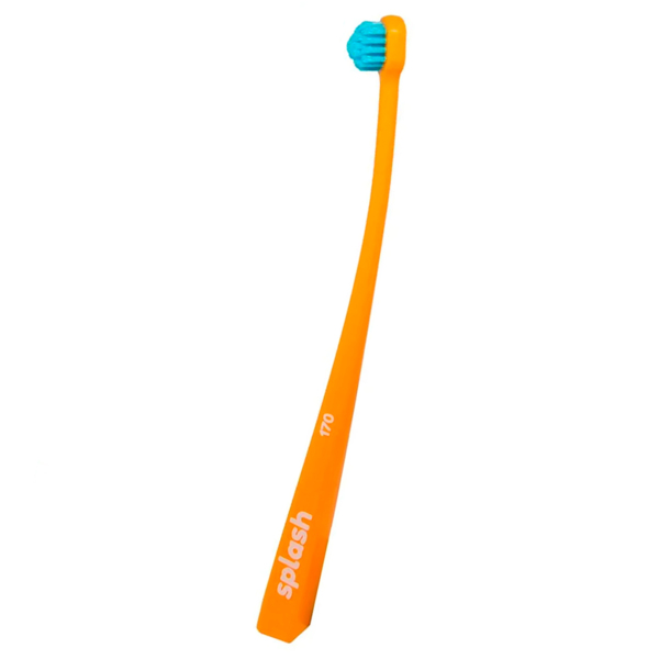 Зубная щетка Splash Brush Single 170, средней жесткости, оранжевый, 1 шт - фото 0