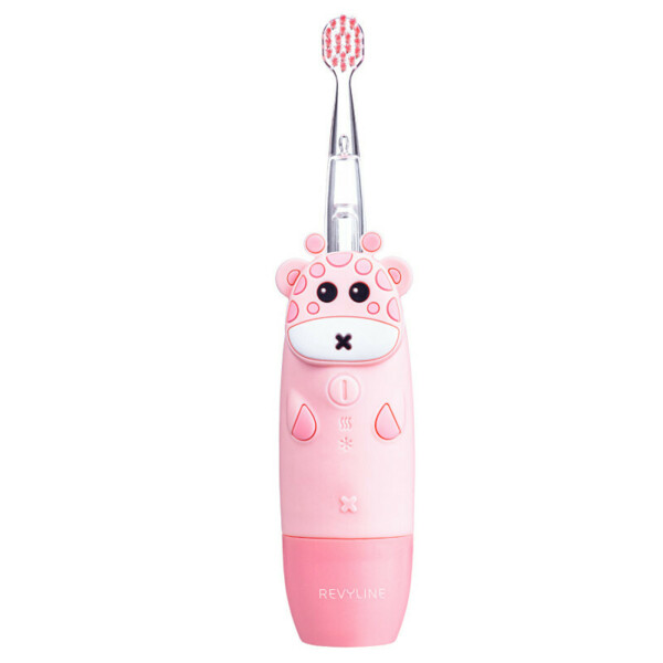 Детская электрическая звуковая зубная щётка Revyline RL 025 Baby, розовый - фото 1