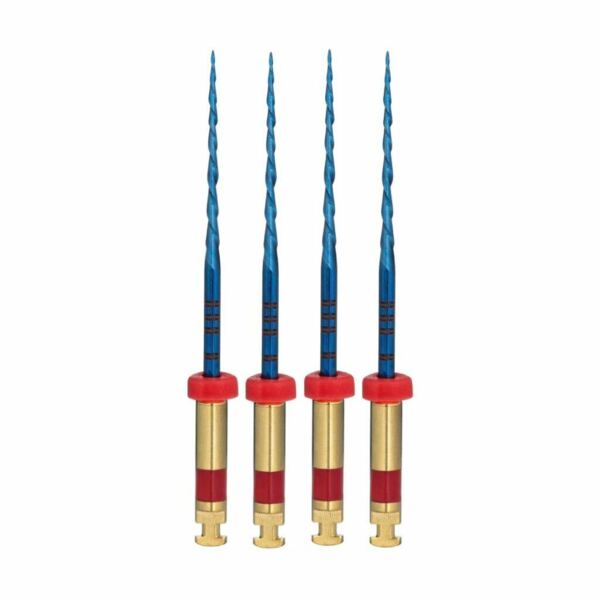 Файлы машинные Eurofile UltraRec Blue Heat Activation, реципрок, стерильный, для препарирования каналов, 31 мм, №R25/.08, никель-титан, 4 шт - фото 0