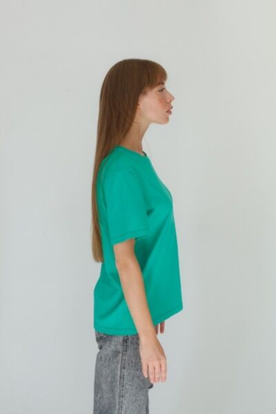 Футболка женская Тезис, зеленый, 44-46 - фото 1