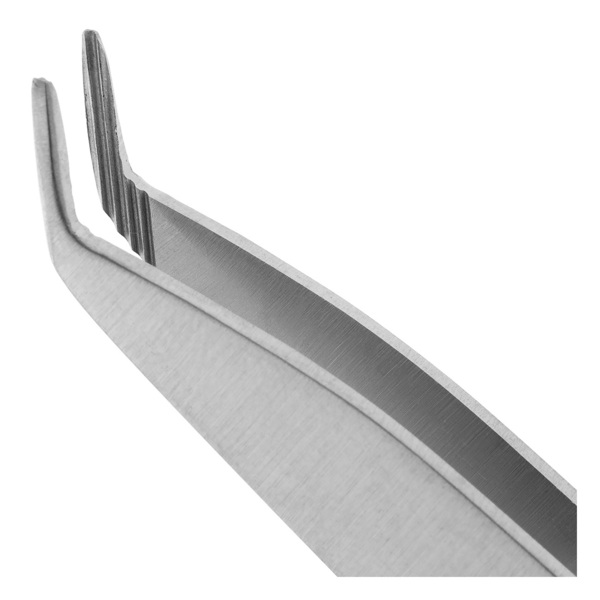 Пинцет ортодонтический HLW H-321*, обратный, изогнутый, для брекетов, 130 мм - фото 3