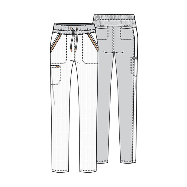 Брюки женские Cherokee CK055, синий,3XL - фото 4