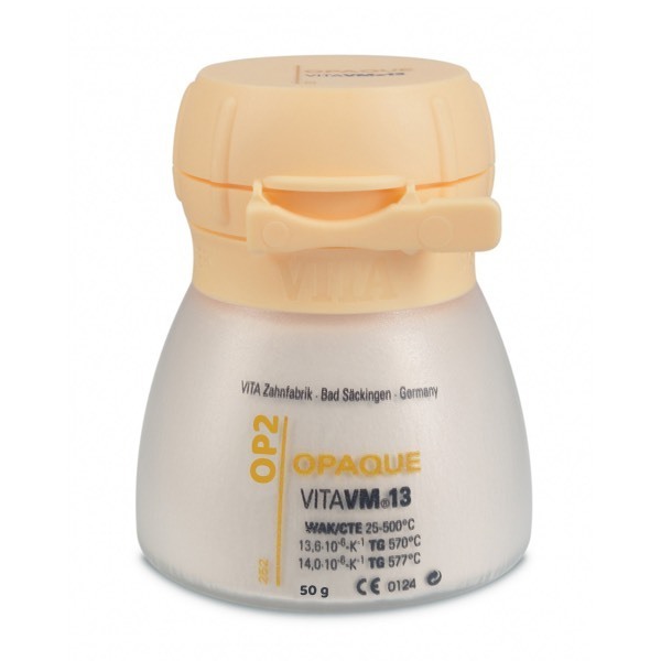 VITA VM 13 OPAQUE - порошок для облицовки металлических каркасов, цвет OP2, 50 г - фото 0