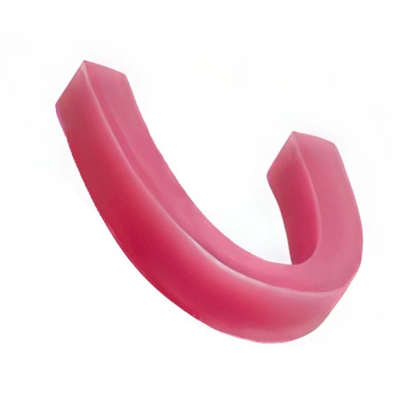 Восковые прикусные валики Interdent, среднетвердые, изогнутые, розовые, 50 шт - фото 0