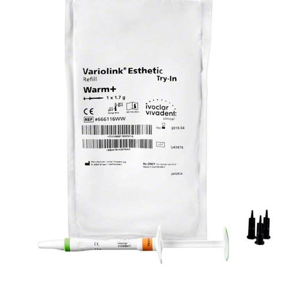 Variolink Esthetic Try. Refill - паста примерочная, теплый+, 1.7 г - фото 1