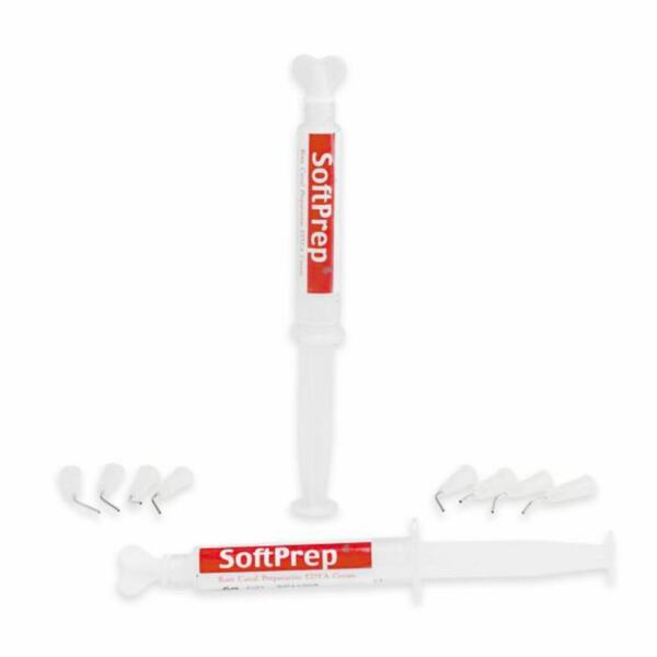 Крем Spident SoftPrep, стоматологический, с ЭДТА 17%, для обработки корневых каналов, шприц 6 г х 2 шт - фото 1
