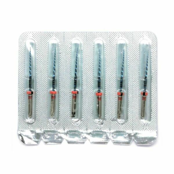 Файлы машинные Eurofile SuperFile Heat Activation, для препарирования каналов, 25 мм, №F2, никель-титан, 6 шт - фото 1