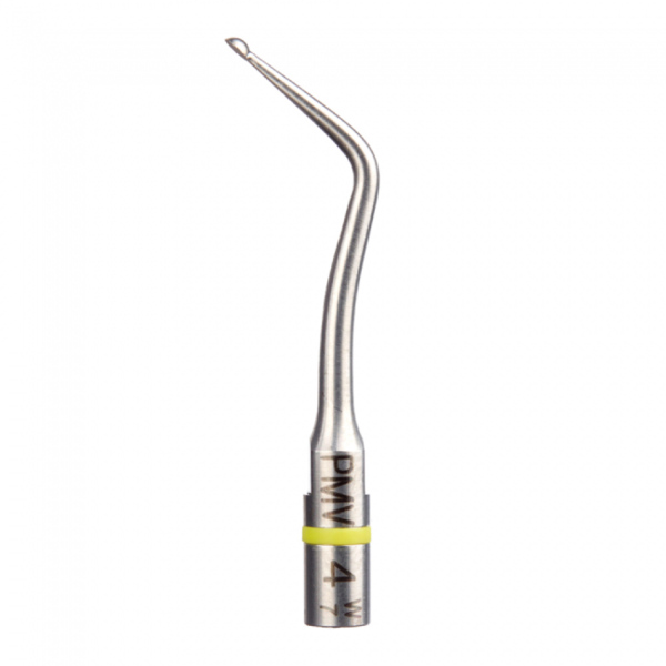 Насадка для скалера PMV4, внешняя половинка шарика, гладкая поверхность, для полировки, желтая полоса - фото 0