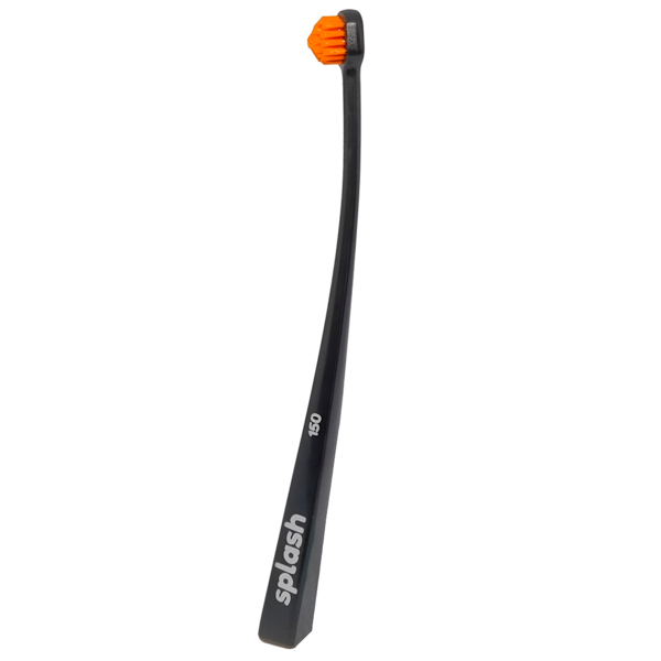 Зубная щетка Splash Brush Single 150, мягкая, черный, 1 шт - фото 0