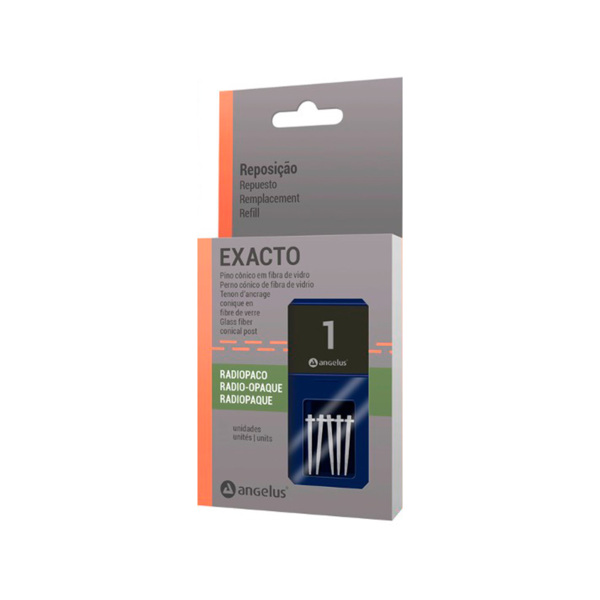Exacto №1 - штифты стоматологические стекловолоконные, 5 шт - фото 0