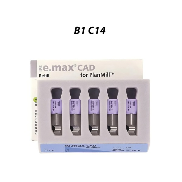 IPS e.max CAD PlanMill LT - блоки из дисиликата лития, цвет B1, C14, 5 шт - фото 0