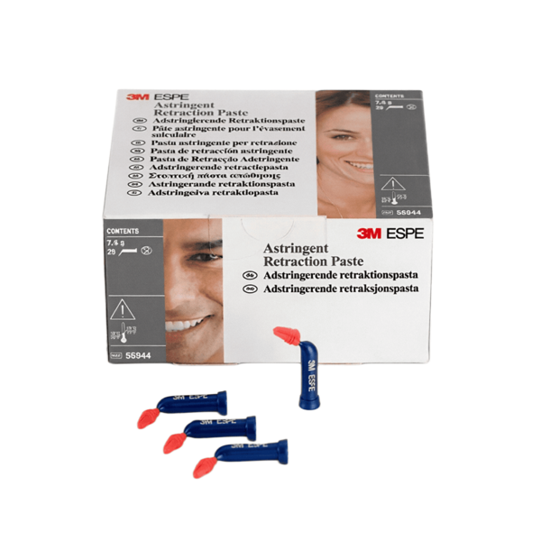 Паста ретракционная 3M ESPE Astringent, стоматологическая, для временной ретракции десны, капсулы, 25х0.3 г - фото 0