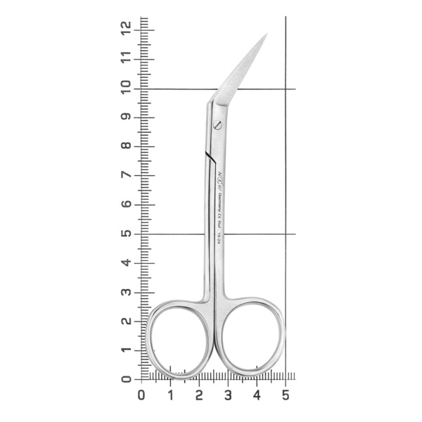 Ножницы хирургические Fadenschere, угловые, 11,5 см - фото 3