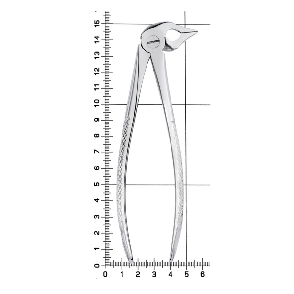 Щипцы для удаления зубов, нижние корни, клювовидные (плоские), стандартные - фото 7