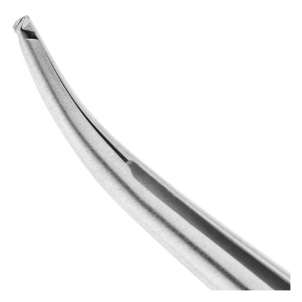 Пинцет микрохирургический HLW 40-45*, изогнутый, 180 мм - фото 3