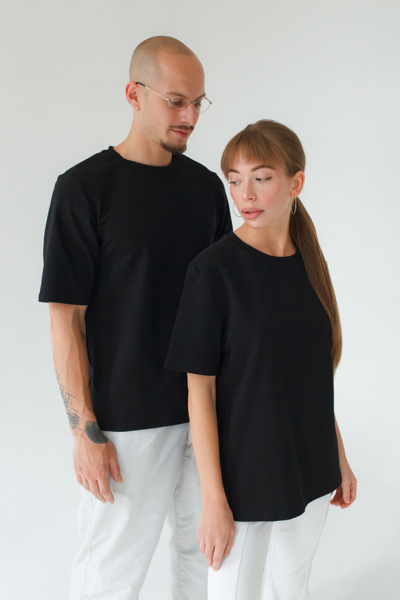 Футболка женская Тезис TZ111, черный, 44-46 - фото 5