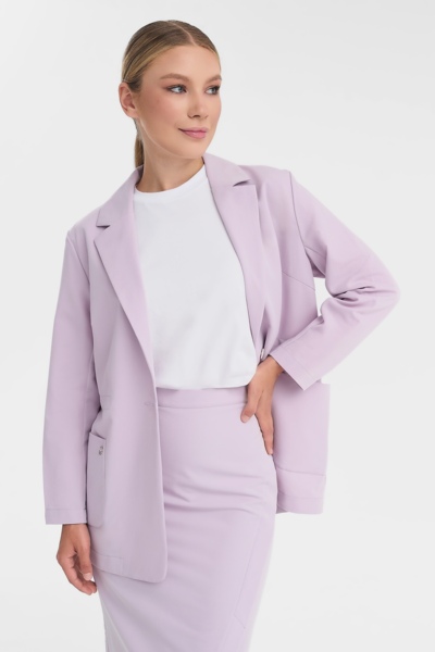 Пиджак женский Тезис TZ230, лавандовый, 52 - фото 3