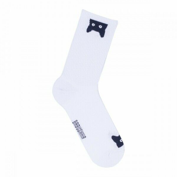 Носки мужские, "Черный кот", белый, 41-45 - фото 1