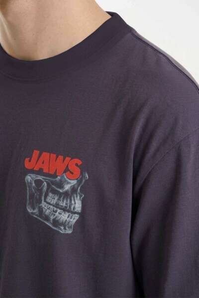 Футболка мужская Тезис TZ510, принт "JAWS", softone, графит, 58-60 - фото 1