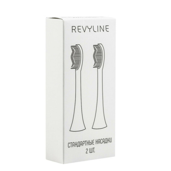 Насадка Revyline RL 015, для электрических звуковых зубных щёток, черный, 2 шт - фото 2