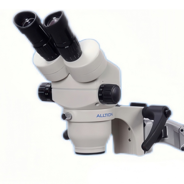 Бинокулярный зуботехнический стереомикроскоп ASM-0745BC, на мобильной подставке, Alltion  - фото 1