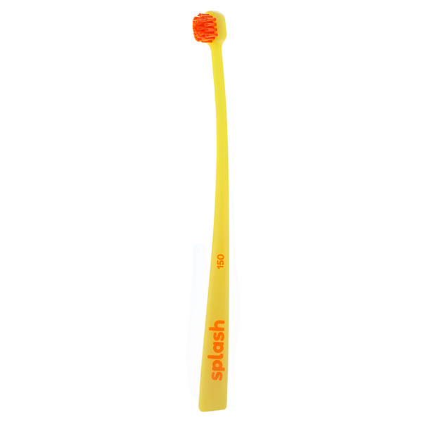 Зубная щетка Splash Brush Single 150, мягкая, желтый, 1 шт - фото 0