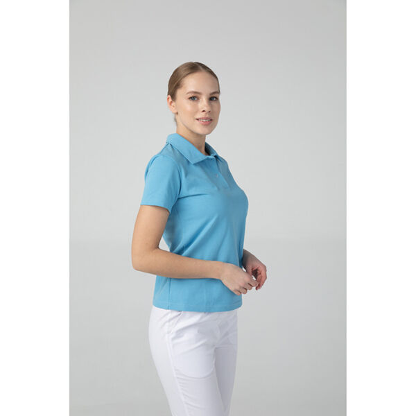 Поло женское, голубой, 54 - фото 3