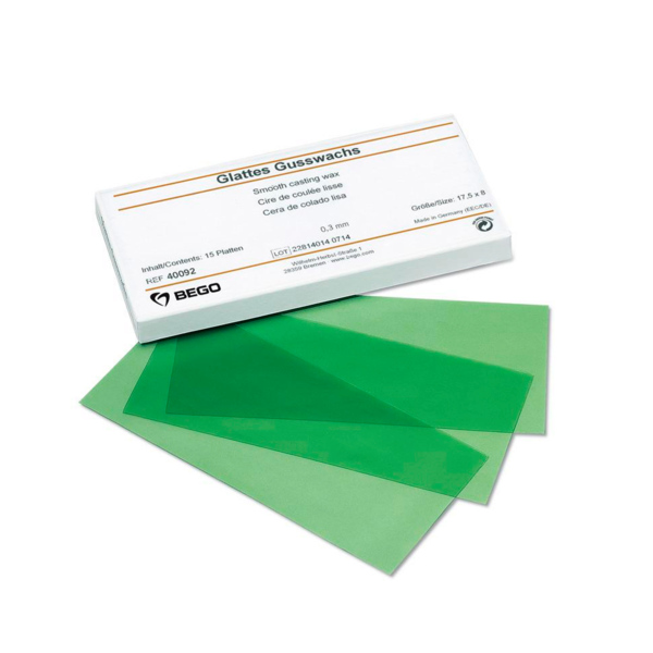 Воск для литья, гладкий, 0,3 мм, 15 пластин - фото 0