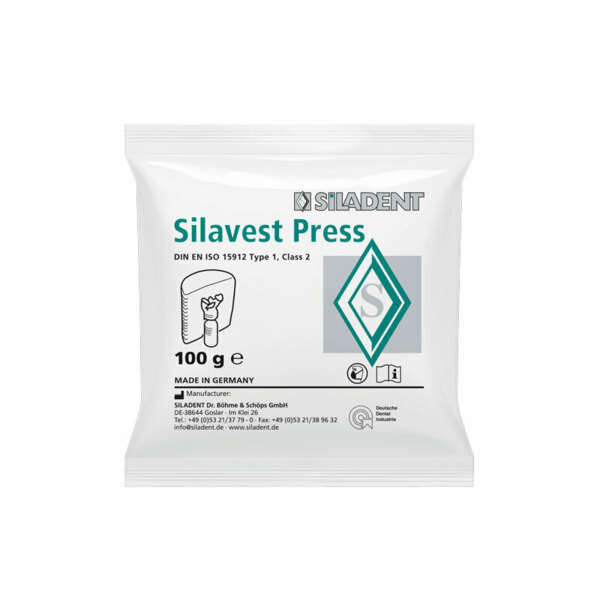 Silavest Press - прессовочная керамическая паковочная масса, коробка 5 кг (50 х 100 г) - фото 1