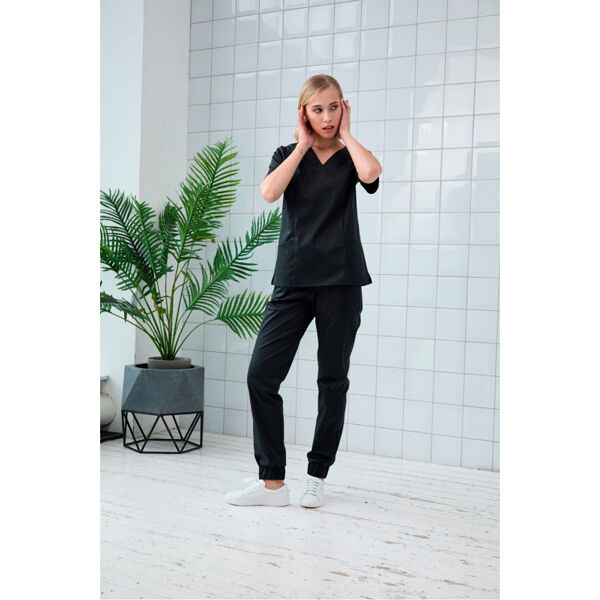 Топ женский Dr. Nice, хирургический, черный, 42 - фото 2