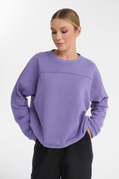 Свитшот женский Тезис TZ113, tangle, фиолетовый, 44-46 - фото 0