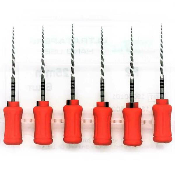 Файлы ручные Eurofile Ultratapers, для обработки корневого канала, 21 мм, №F2, никель-титан, 6 шт - фото 1