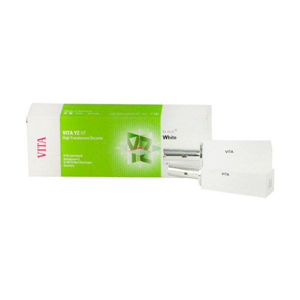 VITA YZ HT White for inLab, YZ-65/25 - высокотранслюцентный цирконий (диоксид циркония), неокрашенный (белый) - фото 0