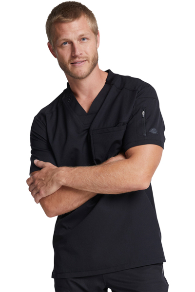 Топ медицинский мужской Dickies DK610, черный, L - фото 0