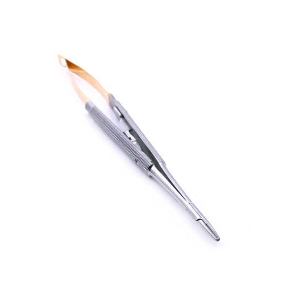 Иглодержатель SAMMAR International Кастровьехо, изогнутый, TВC, 160 мм, 1 шт - фото 9