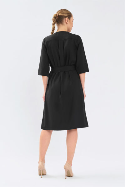 Халат-платье Тезис TZ150, черный, 52 - фото 2