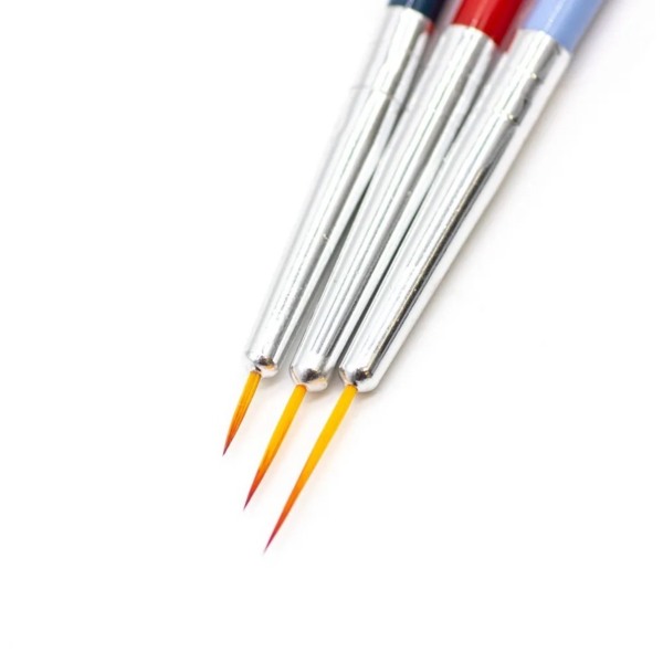 Кисточки стоматологические Dentins, для нанесения краски, цветные, 3 шт - фото 3