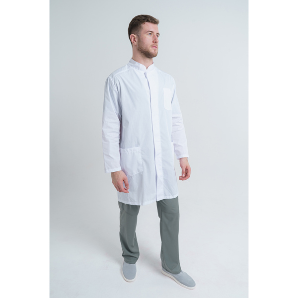 Халат мужской 68ТСД, белый, 48 - фото 1