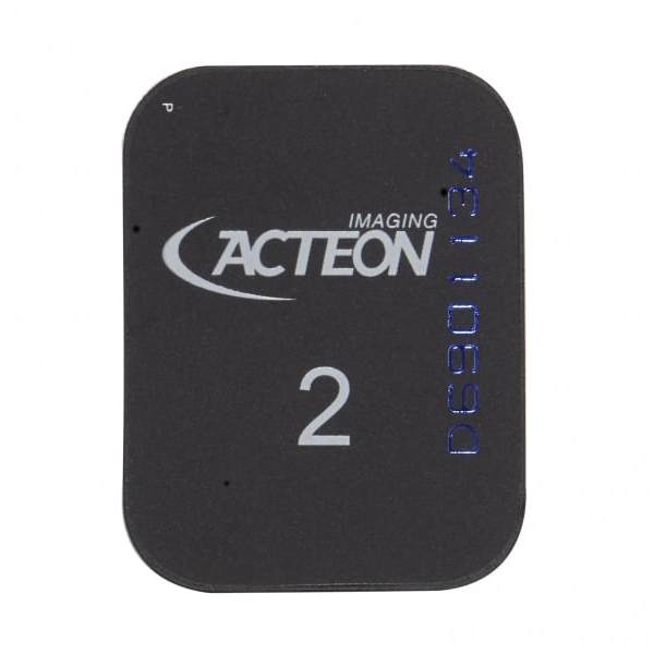 Стандартная пластина для PSPIX², размер 2, 31x41 мм, взрослый интерпроксимальный с разобщением/периапикальный, 2 шт - фото 0