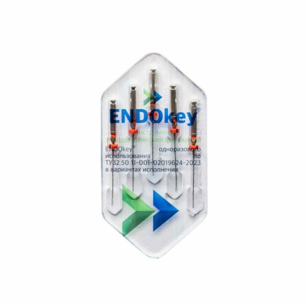 Эндодонтический файл NOVA BRUSH ENDOkey (BRUSH FILE), для финишной ирригации каналов, длина 25 мм, 5 шт - фото 1