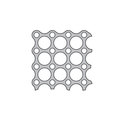 Пластина сетчатая (под винты Ø 2,0 мм и Ø 2,3 мм), размер 177.5 x 75.5 мм - фото 0