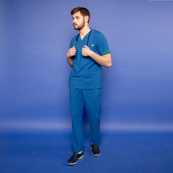 Туника мужская 258 Michigan, R174 королевский синий, S - фото 1