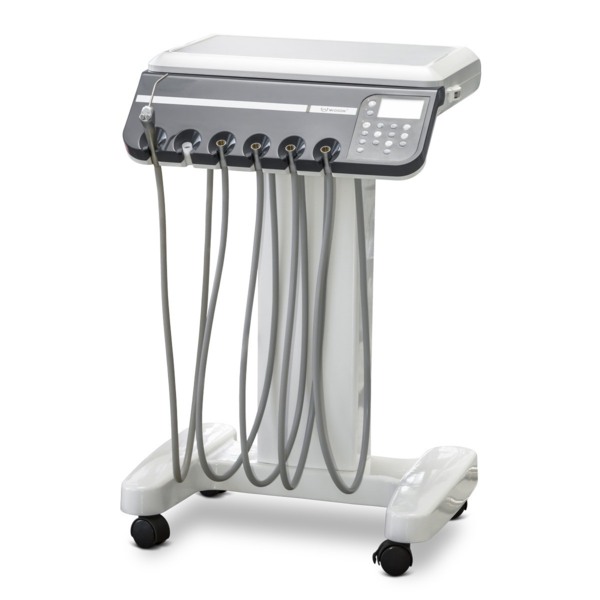 Стоматологическая установка Woson Wod 550 детская, с подкатным блоком, черная слива (W12) - фото 2