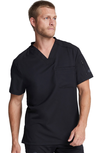 Топ медицинский мужской Dickies DK610, черный, L - фото 1
