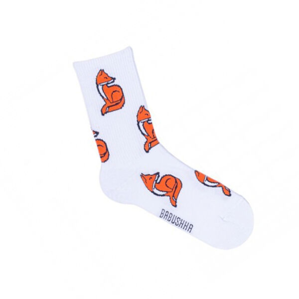 Носки мужские, "Лисички", белый, 41-45 - фото 0