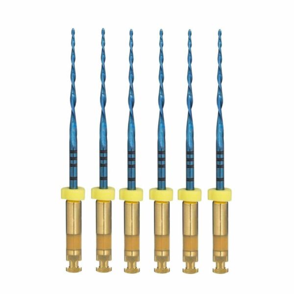 Файлы машинные Eurofile UltraRec Blue Heat Activation, реципрок, стерильный, для препарирования каналов, 25 мм, №R50/.05, никель-титан, 6 шт - фото 0