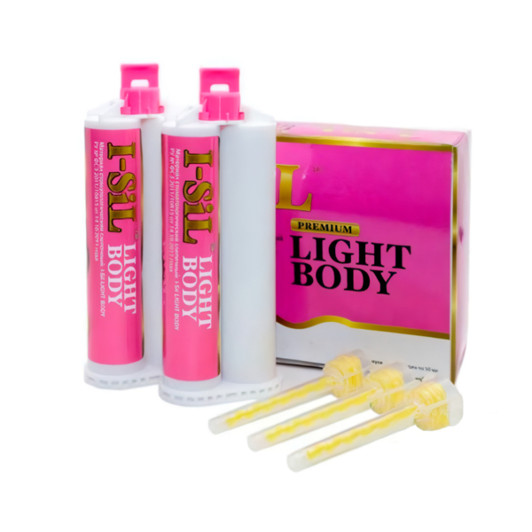 I-SiL LIGHT BODY - корригирующий слепочный материал (А-силикон), 50 мл х 2 - фото 0