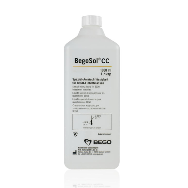 BegoSol CC - жидкость для замешивания паковочных материалов, 1 л - фото 0