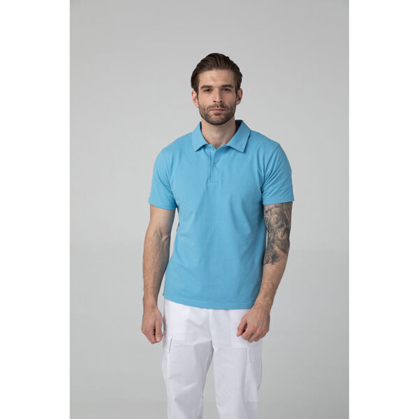 Поло мужское, голубой, 52 - фото 2