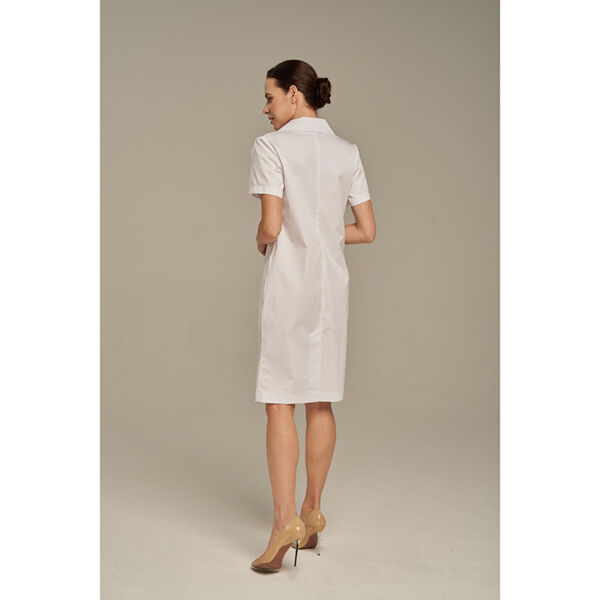 Халат женский Dr. Nice двубортный, белый, 44 - фото 4